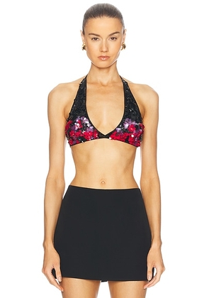 BODE Gazebo Halter Top in Black - Black. Size S (also in ).
