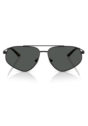 Emporio Armani Dark Grey Pilot Mens Sunglasses EA2156 300187 59