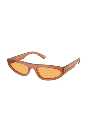 Miu Miu Amber Cat Eye Ladies Sunglasses MU 07ZS 15T0B7 56