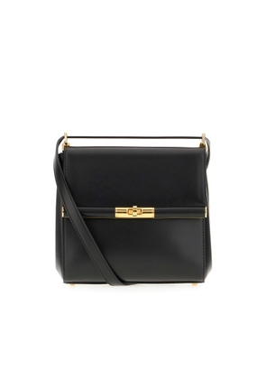 Dolce & Gabbana Black Leather Marlene Crossbody Bag