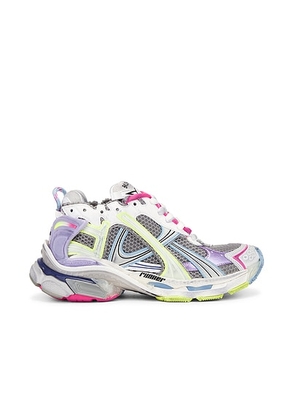 Balenciaga Runner Gradient Sneaker in Grey  Lilac  Yellow  Blue & White - Grey. Size 36 (also in 37, 38, 40).