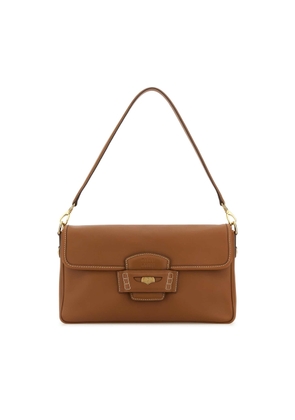 Miu Miu Caramel Leather Penny Shoulder Bag