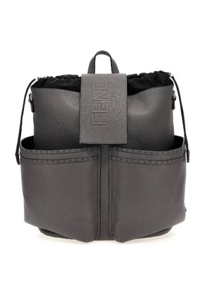 Fendi Strike Large Leather Backpack
