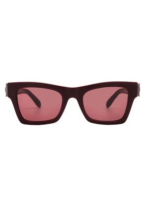 Ferragamo Burgundy Cat Eye Ladies Sunglasses SF2013S 606 52