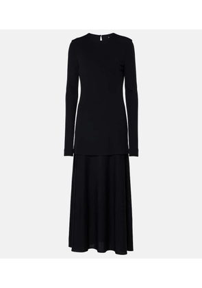 Jil Sander Layered maxi dress