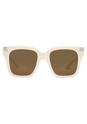 Alexander McQueen Brown Square Ladies Sunglasses AM0440S 004 53
