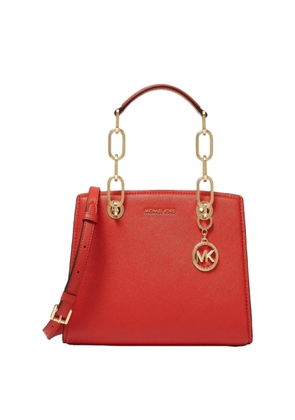 Michael Kors Cynthia Small Leather Satchel Bag