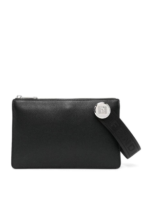 Fendi Engraved Logo Rivet Chiodo Clutch