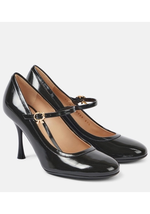 Gianvito Rossi Carla 85 patent leather Mary Jane pumps
