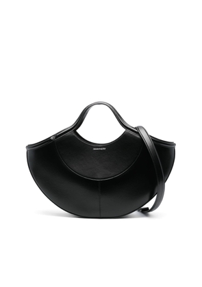 Alexander McQueen Black Leather Shopping Bag