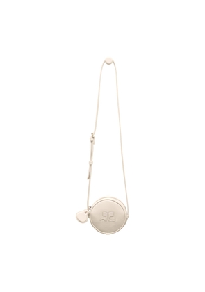 Courrèges White Leather Crossbody Bag