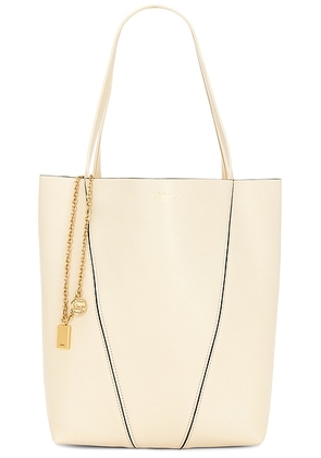 Chloe Spin Medium Tote Bag in Sweet Beige - Beige. Size all.