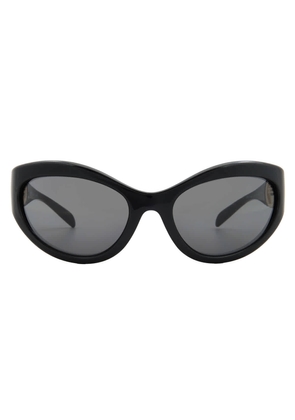 Versace Dark Grey Cat Eye Ladies Sunglasses VE4485 GB1/87 59