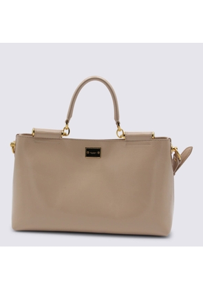 Dolce & Gabbana Nude Leather My Sicily Shoulder Bag