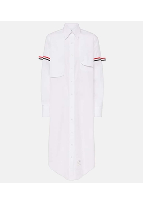 Thom Browne RWB Stripe cotton shirt dress