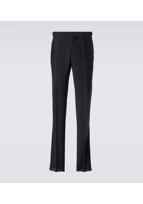 Rubinacci Modluca wool tuxedo pants
