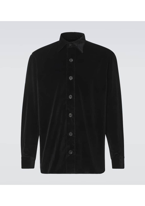 Rubinacci Cotton velvet overshirt
