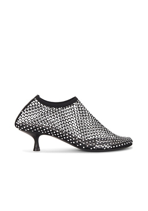 Christopher Esber Minette Crystal Mesh Micro Heel in Black - Black. Size 41 (also in ).