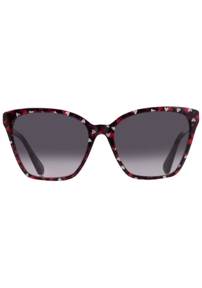 Kate Spade Grey Gradient Cat Eye Ladies Sunglasses AMIYAHGS 0F74/9O