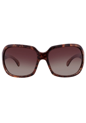 Nine West S05969RNP200 Brown Rectangular Ladies Sunglasses 10244864.LTS BRN