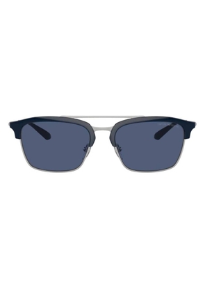 Emporio Armani Dark Blue Square Mens Sunglasses EA4228 304580 55