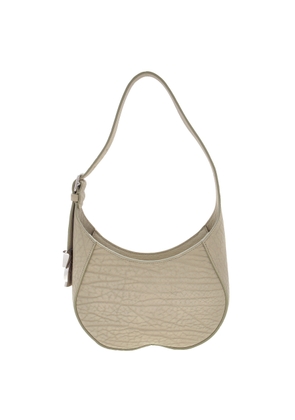 Burberry Chess Baguette Leather Shoulder Bag