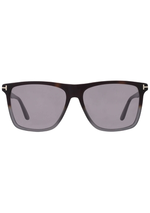 Tom Ford Fletcher Smoke Mirror Square Mens Sunglasses FT0832 55C 59