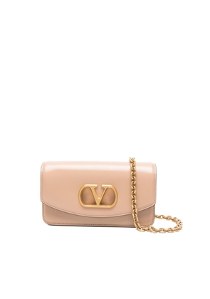 Valentino Garavani Vain Small Leather Clutch