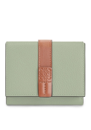 Loewe Trifold Calfskin Wallet - Rosemary/Tan