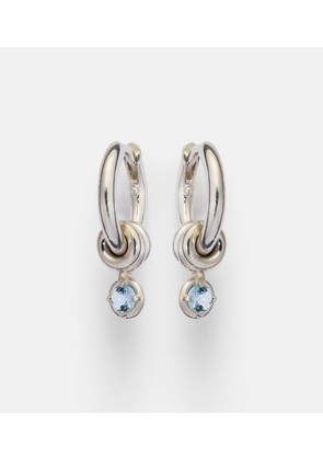 Spinelli Kilcollin Zahra Micro sterling silver earrings with sapphire