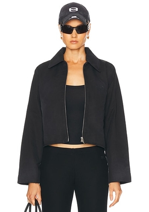 Balenciaga Shrunk Parka Jacket in Black - Black. Size L (also in ).