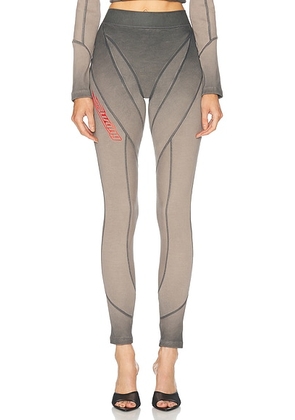 Alexander Wang Blade Logo Legging in Washed Cedar - Grey. Size S (also in XS).
