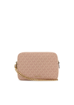 Michael Kors Pink Canvas Medium Bryant Shoulder Bag