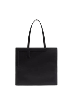 Fendi Flip Shopper Leather Tote