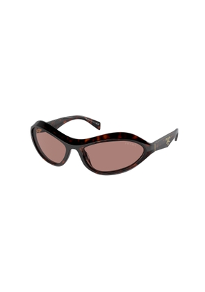 Prada Brown Irregular Ladies Sunglasses PR A20S 17N10D 61