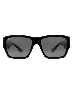 Maui Jim Ka'olu Neutral Grey Wrap Sunglasses 614-02 57