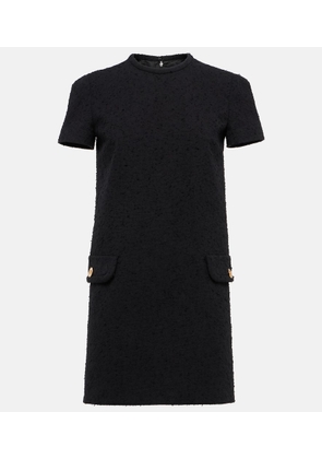 Versace Cotton-blend tweed shift dress