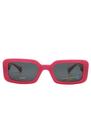 Polaroid Polarized Grey Rectangular Ladies Sunglasses PLD 6208/S/X 0MU1/M9 52