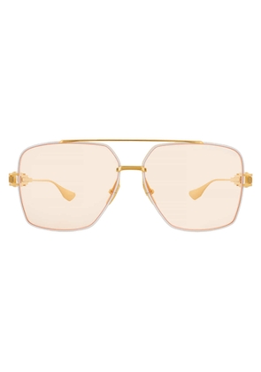 Dita GRAND-EMPERIK Apricot Navigator Unisex Sunglasses DTS159-A-04 61