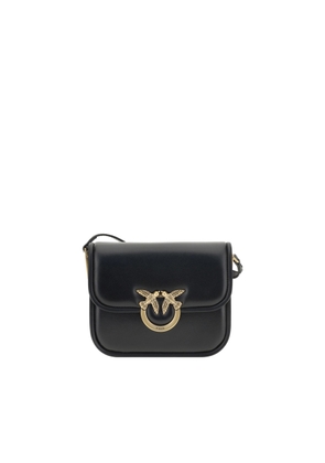 Pinko Love Leather Shoulder Bag