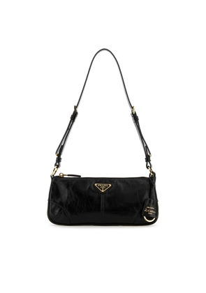 Prada Black Leather Shoulder Bag
