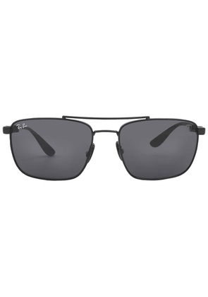 Ray Ban Scuderia Ferrari Dark Grey Navigator Mens Sunglasses RB3715M F02087 58