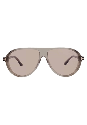 Tom Ford Marcus Brown Photochromatic Pilot Mens Sunglasses FT1023 93E 60
