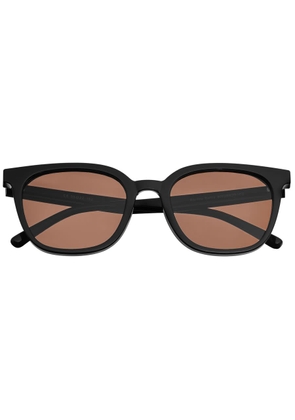 Bertha Ladies Black Round Sunglasses BRSBR051C2