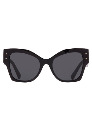 Dolce and Gabbana Dark Grey Butterfly Ladies Sunglasses DG4478 501/87 53