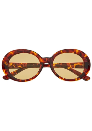 Bertha Ladies Tortoise Oval Sunglasses BRSBR054C5