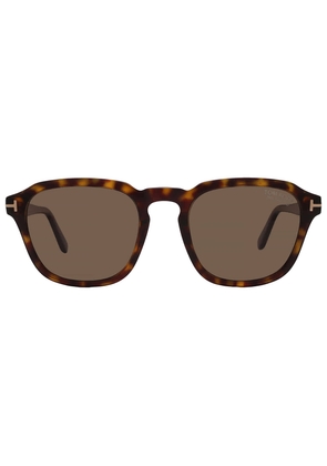 Tom Ford Avery Polarized Brown Square Mens Sunglasses FT0931 52H 52