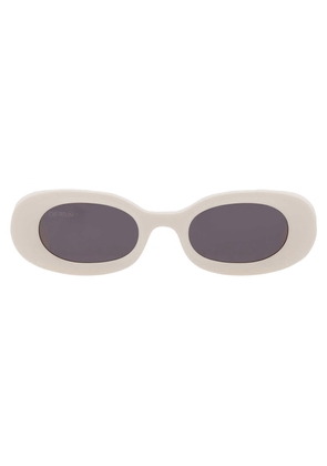 Off-White AMALFI Dark Grey Oval Unisex Sunglasses OERI087 0107 49
