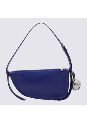 Burberry Dark Blue Shield Leather Shoulder Bag