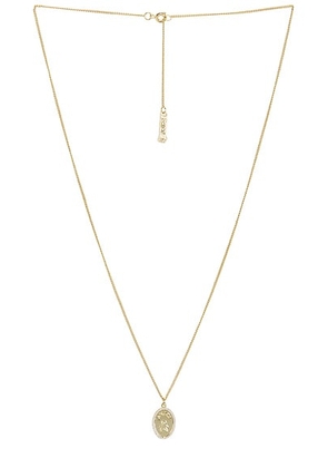 Aries Chain Necklace With Fly Paved Pendants in Gold - Metallic Gold. Size L/XL (also in ).